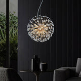 600 MM Gold Crystal Ball Pendant Chandelier Ceiling Lights Hanging - Warm White