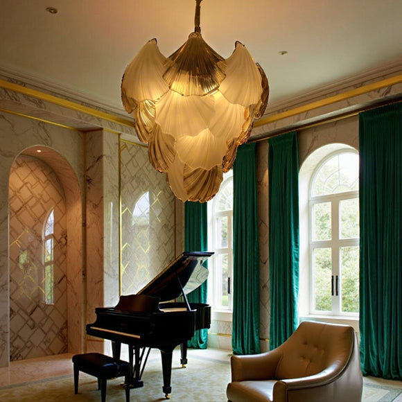 600 MM Crystal Gold LED Chandelier Light for Living Room Round Dining Room - Warm White