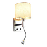LED Wall Light Reading Bedside Wall Lamp Shade Flexible Neck Wall Surface Mounted Decoration Lighting - Warm White