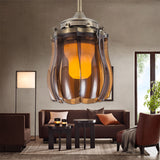 Modern Ceiling Fan Chandelier With Upwards Retractable Blades