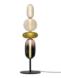 4 Glass Black Floor lamp Living Room Light for Home Lighting Standing lamp