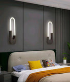 600MM 15W Black Oval Acrylic Modern LED Wall Light - Warm White - Ashish Electrical India