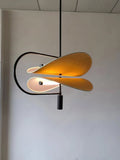 Rattan 550 MM Light Beige Chandelier Pendant Hanging for Living Room Outdoor Light