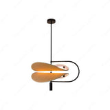 Rattan 550 MM Light Beige Chandelier Pendant Hanging for Living Room Outdoor Light
