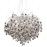 800 MM Crystal Chrome LED Tree Chandelier Light