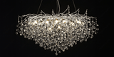 1200 MM Crystal Chrome LED Tree Chandelier Light