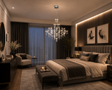 800MM Crystal LED Light Chandelier Lamp