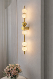 900MM LED Matt Gold Wall Light Living Dining Light - Warm White