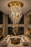 Goblet DOUBLE HEIGHT STAIR CHANDELIER