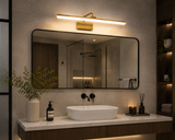 800MM Gold Modern Led Bathroom Vanity Picture Mirror Wall Lamp - 3 Color in 1