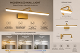 800MM Gold Modern Led Bathroom Vanity Picture Mirror Wall Lamp - 3 Color in 1
