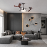 High Quality Silent Function Ceiling Fan With 3 Blades - Chrome