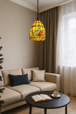 led Gold White Tiffany Hanging Pendant Ceiling Light