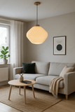 Led Frost Modern Pendant Light for Bedside Dining Hanging Light - Warm White