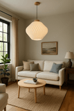 Led Frost Modern Pendant Light for Bedside Dining Hanging Light - Warm White