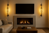 1 Light Mesh Brass Wall Light for Living Room Drawing Room Bedroom - Warm White