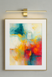 800MM Gold Modern Led Bathroom Antique Vanity Picture Mirror Light Wall Lamp - 3 Color in 1