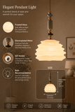 Frost Glass Pendant Ceiling Light for Drawing Room Living Room