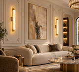 LED 700MM Gold Faux Stone Modern Wall Light Living Dining Wall Light