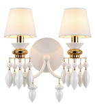 2-Italian Ceramic Wall Light - Warm White