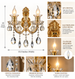 2-Italian Royale Wall Light - Warm White