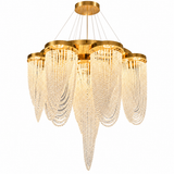 800MM Crystal Pearl Chandelier Lamp