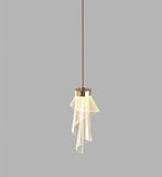 led Gold Acrylic Pendant Ceiling Lamp Light - Warm White