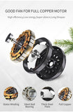 600MM Matt Golden Rings Ceiling Fan Chandelier with Remote Control ABS Blades - Warm White - Ashish Electrical India