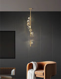 7 Light LED Gold Sturdy Ball Pendant Lamp Ceiling Light for Home and Office - Warm White