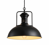Black Metal Vintage PENDANT CEILING LIGHT BEDSIDE HANGING LIGHT DINING ROOM