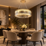 600MM Crystal Ring Chandelier Lamp