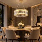 600MM Crystal Ring Chandelier Lamp