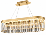 800x300MM Crystal Ring Chandelier Lamp