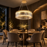 600MM Crystal Ring Chandelier Lamp