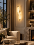 2 LED  Gold Faux Stone Modern Wall Light Living Dining Wall Light