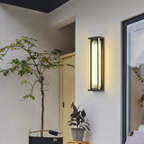 600MM Led Modern Black Outdoor Waterproof Wall Light