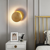 200MM LED Modern Gold Wall Art Light - Warm White