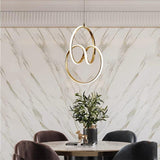 led Gold 200 MM Pendant Ceiling Lamp Light - Warm White - Ashish Electrical India