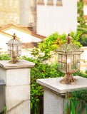 Modern Pillar Light Brass Gate Lamp Lantern Post Light