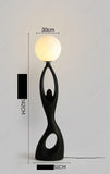 Lady Standing Sculpture Floor Lamp