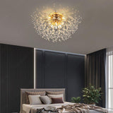 500 MM Surface Modern Beads Chandelier for Low Height Ceiling