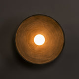 Wabi Sabi Brown Modern Wall Light for Living Room Dining Room Light - Warm White