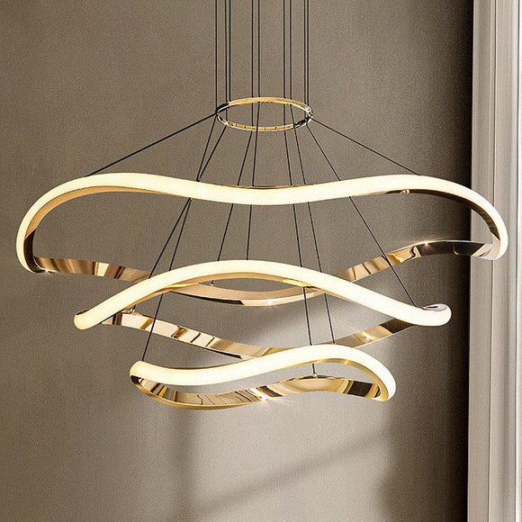 Visual Comfort Studio AEC1114MWTBBS Cosmo Modern Matte White and Burnished  Brass 28 Chandelier Light