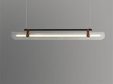 800MM Led Black Body Modern Linear LED Chandelier Hanging Lamp - Warm White