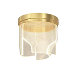 300MM Golden Body Acylic Modern LED Ceiling Pendant Lamp - Warm White - Ashish Electrical India