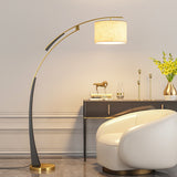 ARC FLOOR LAMP LIVING ROOM STANDING LAMP - Black Gold