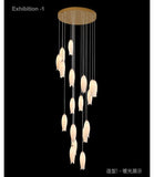 LED DOUBLE HEIGHT STAIR CHANDELIER - WARM WHITE