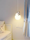 1-Light Polar Bear Kids Room Pendant Ceiling Light - Warm White