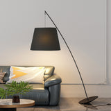 Titled Modern FLOOR LAMP LIVING ROOM STANDING LAMP - Black