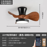 24 Inch Low Profile Ceiling Light with Fan LED Chandelier
